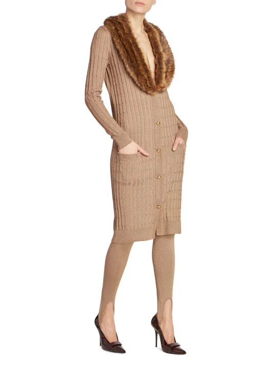 Saint Laurent Silk-Blend Stirrup Leggings 4 Saint Laurent Silk-Blend Stirrup Leggings - Image 2