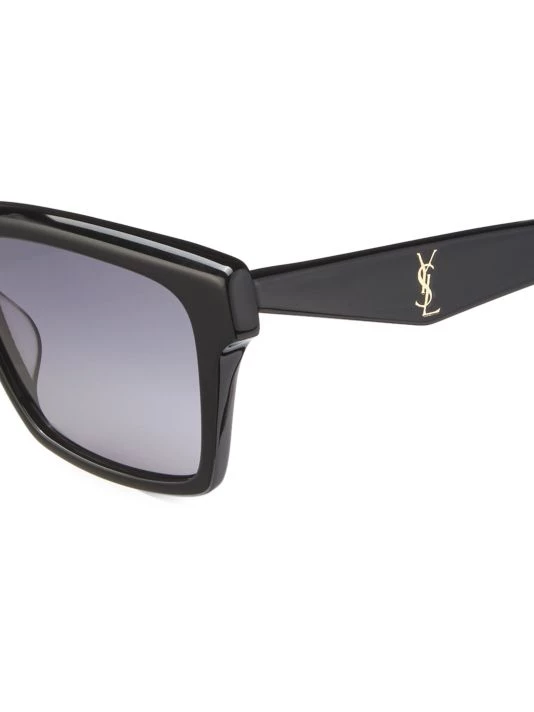 Saint Laurent 50MM Rectangular Sunglasses 5 Saint Laurent 50MM Rectangular Sunglasses - Image 3