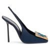 Saint Laurent Maxine Silk Slingback Pumps -Saint Laurent Sales Store unnamed file 1073