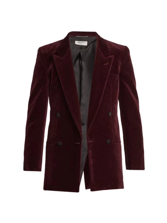 Saint Laurent Two-Button Double-Breasted Blazer For Men 3 Saint Laurent Two-Button Double-Breasted Blazer For Men