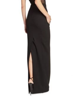 Saint Laurent Wool Double Sable Maxi-Skirt 12 Saint Laurent Wool Double Sable Maxi-Skirt -Saint Laurent Sales Store unnamed file 1105