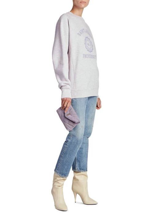 Saint Laurent Collegiate Logo Sweatshirt 4 Saint Laurent Collegiate Logo Sweatshirt - Image 2