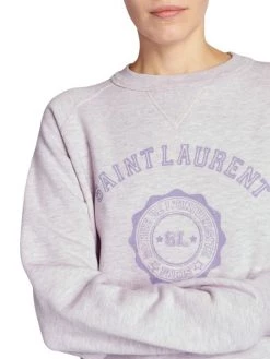 Saint Laurent Collegiate Logo Sweatshirt 13 Saint Laurent Collegiate Logo Sweatshirt -Saint Laurent Sales Store unnamed file 1118