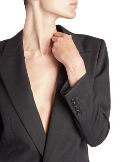 Saint Laurent Single-Breasted Virgin Wool Jacket 13 Saint Laurent Single-Breasted Virgin Wool Jacket -Saint Laurent Sales Store unnamed file 1124