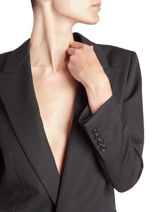 Saint Laurent Single-Breasted Virgin Wool Jacket 8 Saint Laurent Single-Breasted Virgin Wool Jacket - Image 6