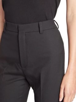 Saint Laurent Wool Slim-Straight Pants -Saint Laurent Sales Store unnamed file 1135