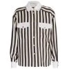Saint Laurent Silk Chemise Striped Shirt -Saint Laurent Sales Store unnamed file 1139