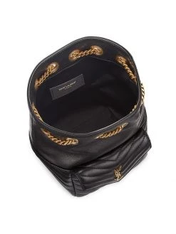 Saint Laurent Nano Logo Quilted Leather Bucket Bag -Saint Laurent Sales Store unnamed file 1151