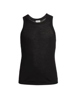 Saint Laurent Liquett Wool Tank Top For Men