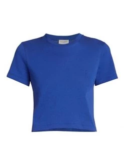 Saint Laurent Cropped Slim T-Shirt Naturel -Saint Laurent Sales Store unnamed file 1172