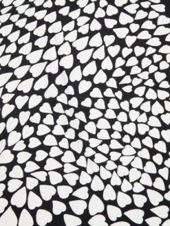 Saint Laurent Heart-Print Silk Square Scarf -Saint Laurent Sales Store unnamed file 1224