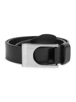 Saint Laurent Calfskin Leather Belt For Men
