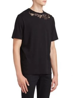 Saint Laurent Classique Cutout Eyelet T-Shirt For Men 11 Saint Laurent Classique Cutout Eyelet T-Shirt For Men -Saint Laurent Sales Store unnamed file 1246