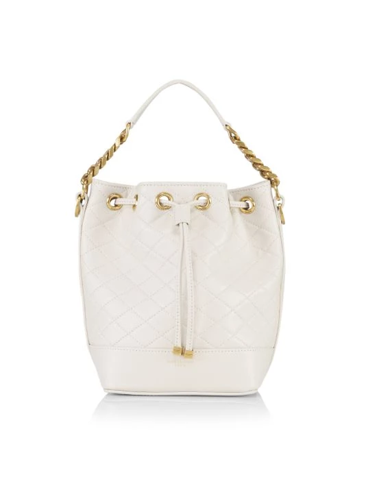 Saint Laurent Quilted Leather Bucket Bag Nero 7 Saint Laurent Quilted Leather Bucket Bag Nero - Image 5