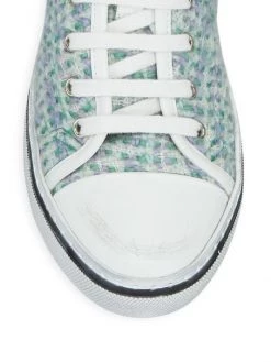 Saint Laurent Malibu Tweed High-Top Sneakers -Saint Laurent Sales Store unnamed file 1289