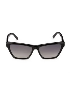 Saint Laurent 58MM Rectangular Sunglasses