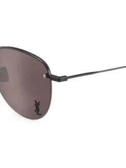 Saint Laurent Monogram Pin 61MM Aviator Sunglasses -Saint Laurent Sales Store unnamed file 1304