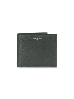 Saint Laurent Leather Bifold Wallet For Men