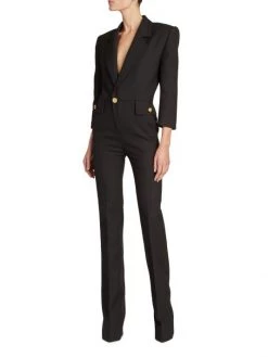 Saint Laurent Wool Suit Jumpsuit -Saint Laurent Sales Store unnamed file 1353