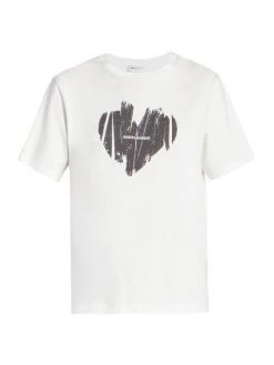 Saint Laurent Heart Logo T-Shirt