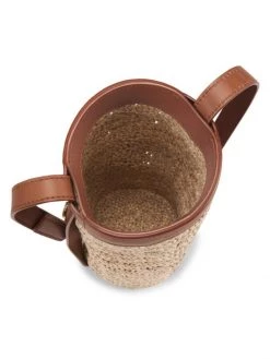 Saint Laurent Crochet Raffia & Leather Bottle Holder-On-Strap 7 Saint Laurent Crochet Raffia & Leather Bottle Holder-On-Strap -Saint Laurent Sales Store unnamed file 1401