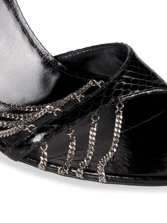 Saint Laurent Sexy 100 Snakeskin Sandals 8 Saint Laurent Sexy 100 Snakeskin Sandals - Image 6