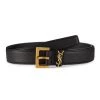 Saint Laurent Grained Leather Logo Belt For Men 1 Saint Laurent Grained Leather Logo Belt For Men -Saint Laurent Sales Store unnamed file 1408