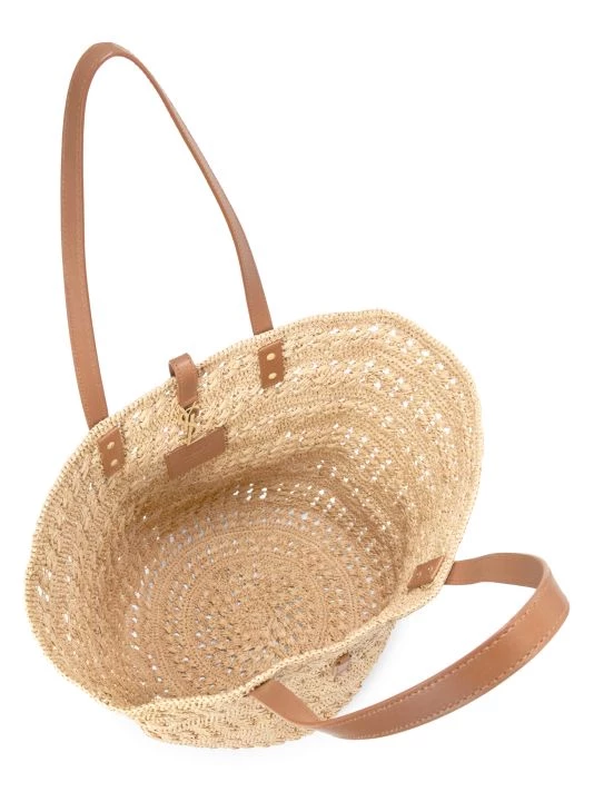Saint Laurent Medium Panier Raffia Tote Natural Multi 5 Saint Laurent Medium Panier Raffia Tote Natural Multi - Image 3