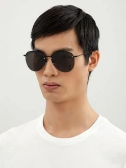 Saint Laurent Metal 61MM Navigator Sunglasses For Men -Saint Laurent Sales Store unnamed file 1448