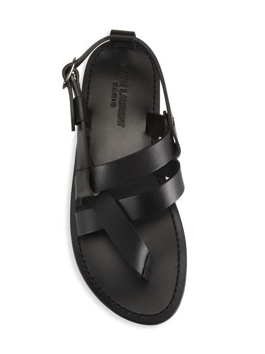 Saint Laurent Pepe Leather Strappy Sandals 7 Saint Laurent Pepe Leather Strappy Sandals - Image 5