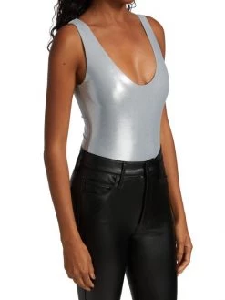 Saint Laurent Metallic Bodysuit -Saint Laurent Sales Store unnamed file 1471