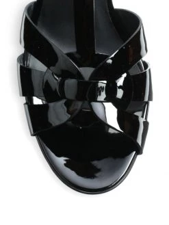 Saint Laurent Tribute 75MM Patent Leather Platform Sandals Nude Rose 9 Saint Laurent Tribute 75MM Patent Leather Platform Sandals Nude Rose -Saint Laurent Sales Store unnamed file 149