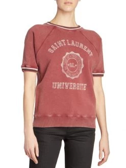 Saint Laurent University Logo T-Shirt -Saint Laurent Sales Store unnamed file 1496