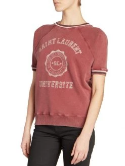 Saint Laurent University Logo T-Shirt -Saint Laurent Sales Store unnamed file 1497