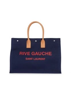 Saint Laurent Rive Gauche Linen Tote Bag For Men