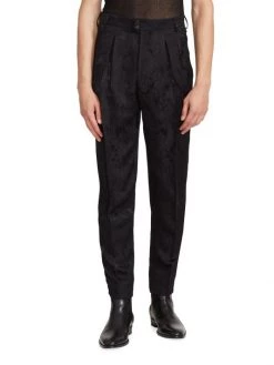 Saint Laurent Paisley Silk Trousers For Men -Saint Laurent Sales Store unnamed file 1507