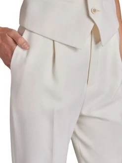 Saint Laurent Wool Flat Front Trousers 13 Saint Laurent Wool Flat Front Trousers -Saint Laurent Sales Store unnamed file 1516