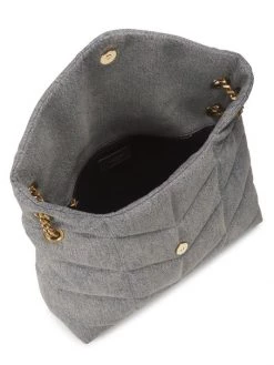 Saint Laurent Medium Loulou Puffer Fabric Shoulder Bag -Saint Laurent Sales Store unnamed file 1520