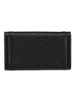 Saint Laurent Quilted Leather Envelope Wallet Nero -Saint Laurent Sales Store unnamed file 1536