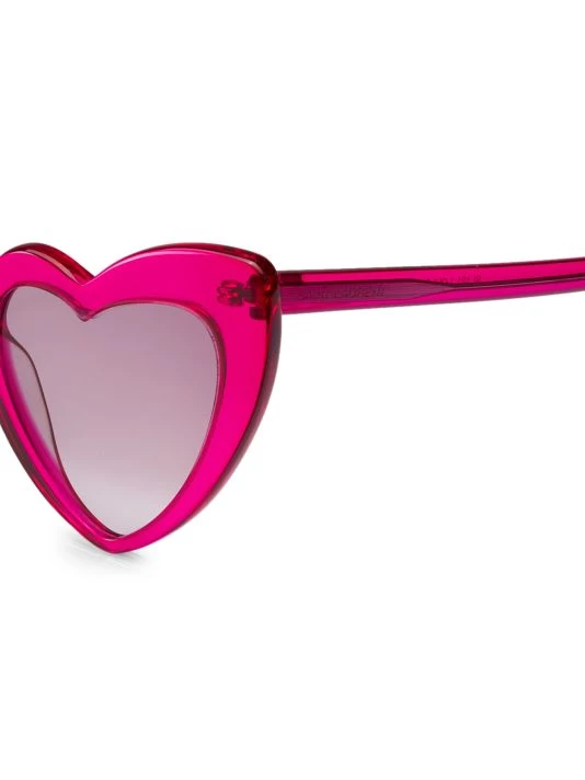 Saint Laurent Lou Lou 54MM Heart-Shaped Sunglasses 5 Saint Laurent Lou Lou 54MM Heart-Shaped Sunglasses - Image 3
