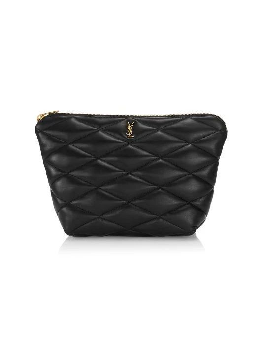Saint Laurent Sade Quilted Leather Pouch 3 Saint Laurent Sade Quilted Leather Pouch