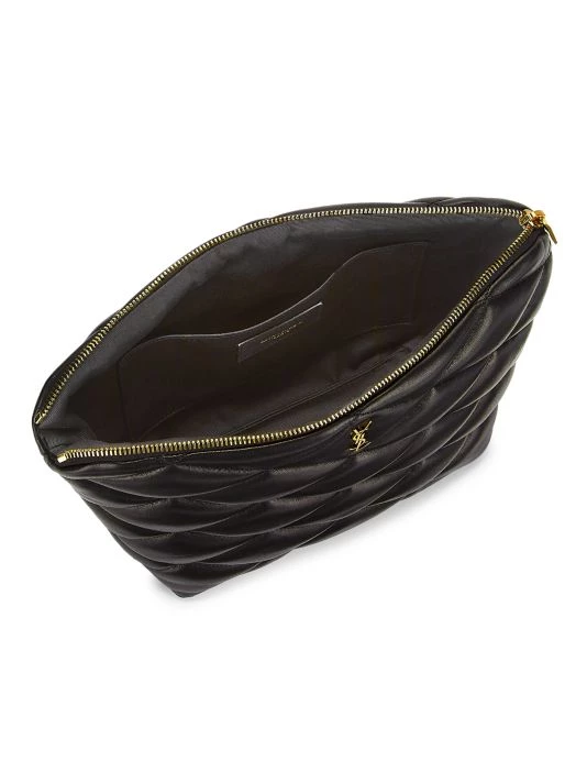 Saint Laurent Sade Quilted Leather Pouch 5 Saint Laurent Sade Quilted Leather Pouch - Image 3