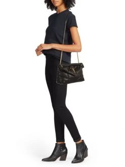 Saint Laurent Small Leather Puffer Shoulder Bag Crema Soft -Saint Laurent Sales Store unnamed file 158