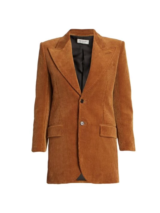 Saint Laurent Corduroy Fitted Jacket 3 Saint Laurent Corduroy Fitted Jacket