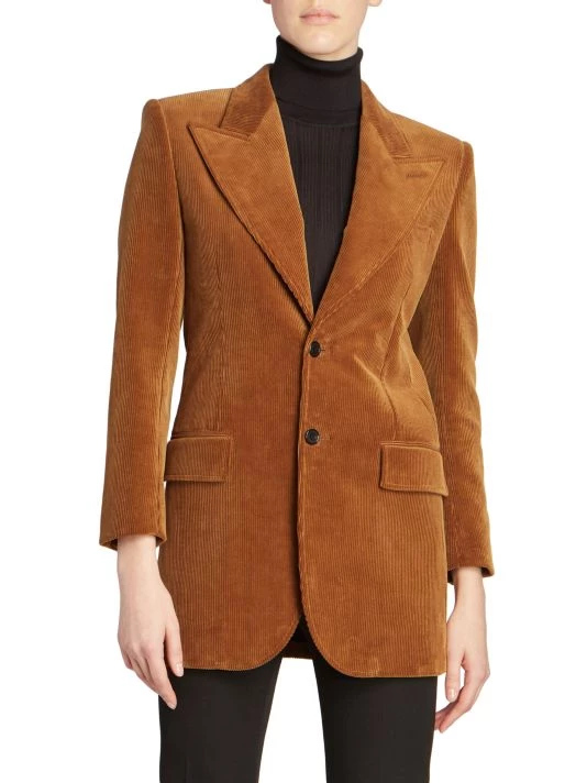 Saint Laurent Corduroy Fitted Jacket 5 Saint Laurent Corduroy Fitted Jacket - Image 3
