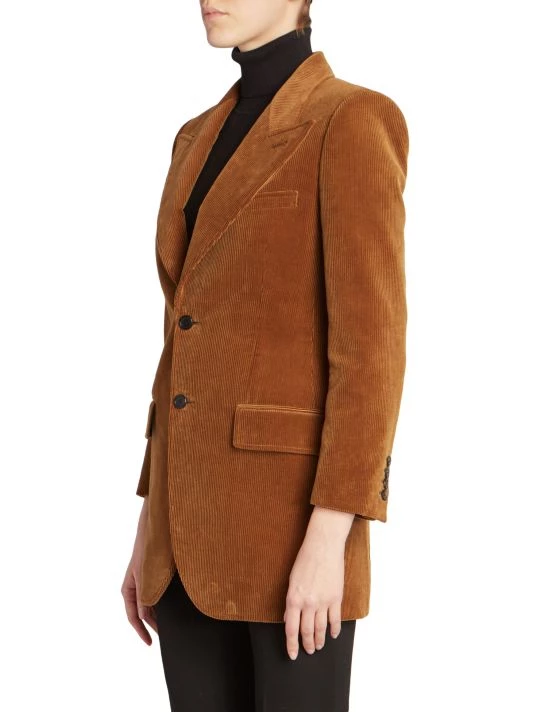 Saint Laurent Corduroy Fitted Jacket 6 Saint Laurent Corduroy Fitted Jacket - Image 4