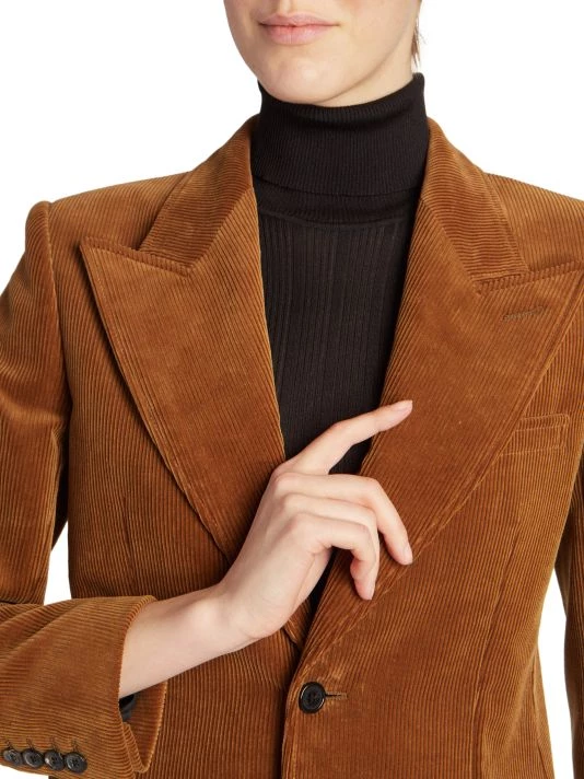 Saint Laurent Corduroy Fitted Jacket 8 Saint Laurent Corduroy Fitted Jacket - Image 6