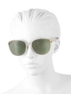 Saint Laurent Monogram Metal Spoiler 61MM Round Sunglasses -Saint Laurent Sales Store unnamed file 1610