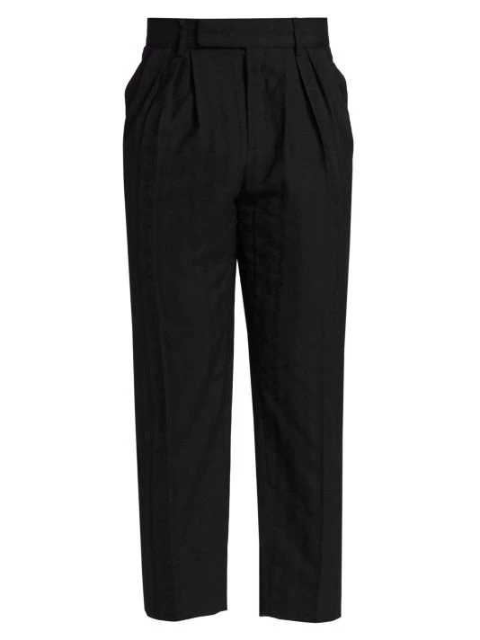 Saint Laurent High-Rise Wool Trousers For Men 3 Saint Laurent High-Rise Wool Trousers For Men