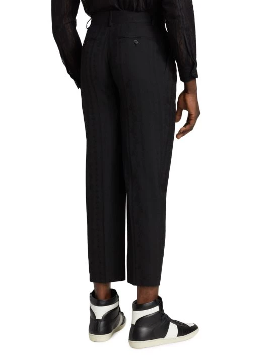 Saint Laurent High-Rise Wool Trousers For Men 7 Saint Laurent High-Rise Wool Trousers For Men - Image 5